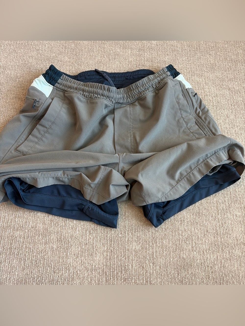 Bird Dogs Shorts Mens Medium Gray Blue Boomstick Lined Stretch Classic Active - Picture 10 of 10